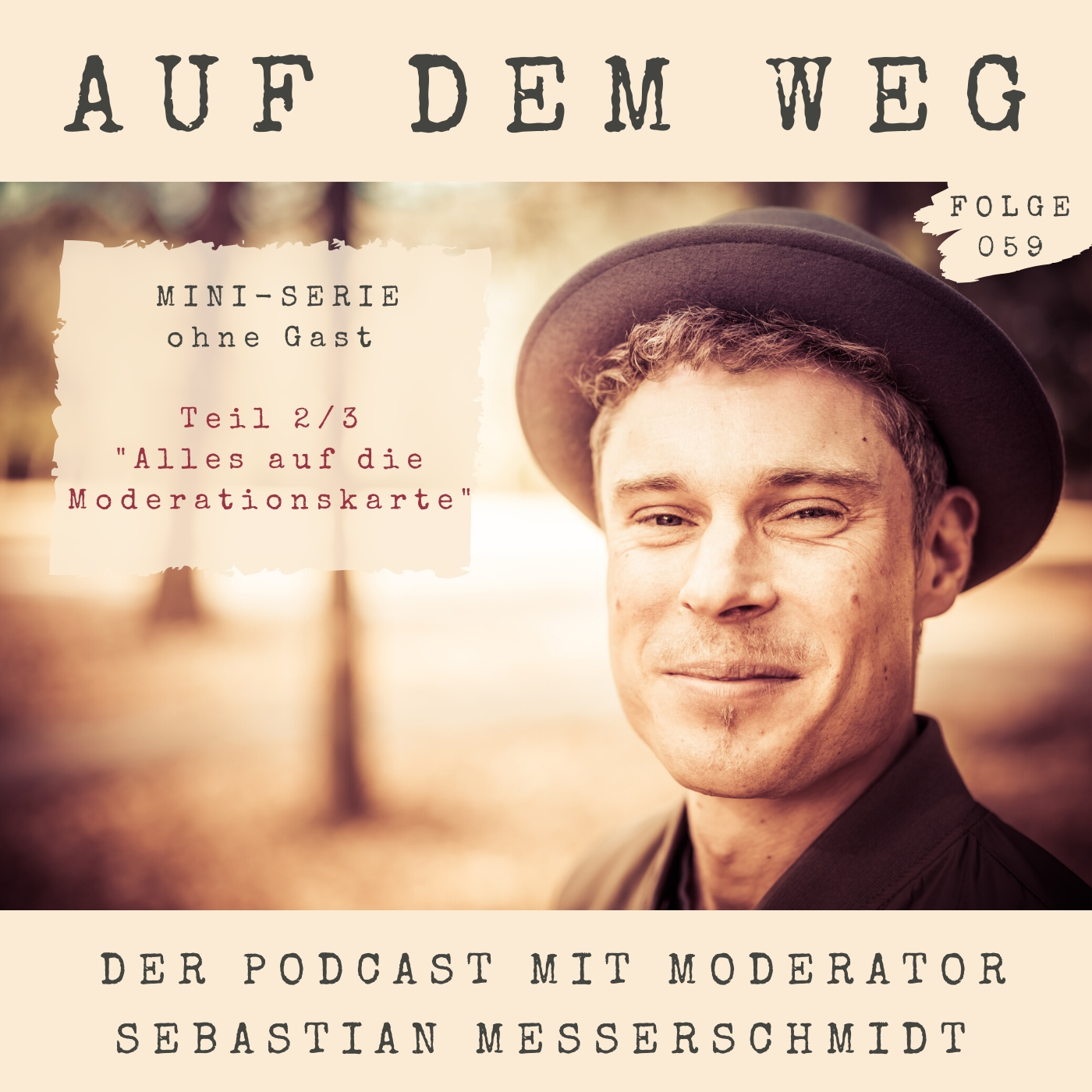 Auf dem Weg - der Podcast mit Moderator Sebastian Messerschmidt
